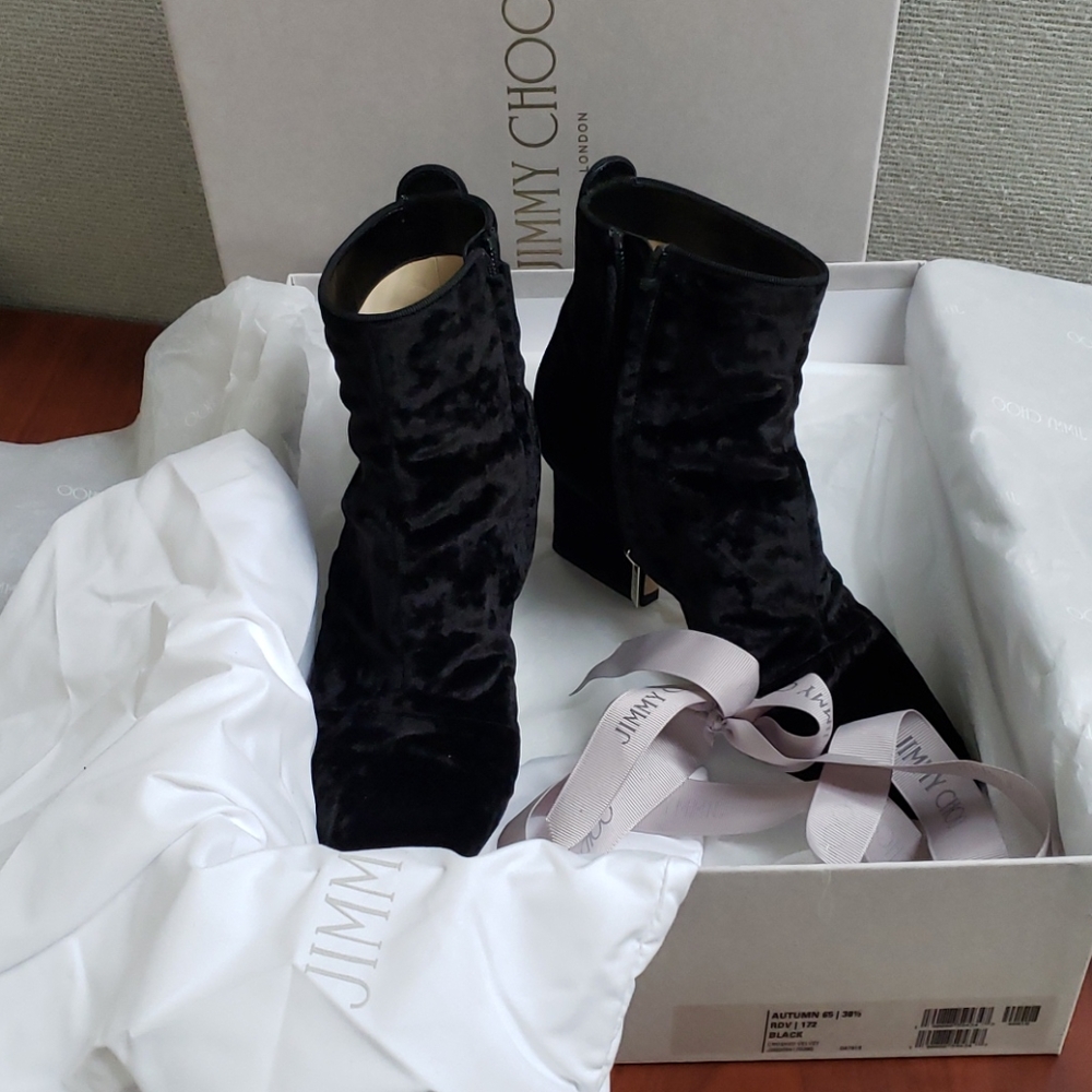 Jimmy Choo Autumn Velvet Bootie